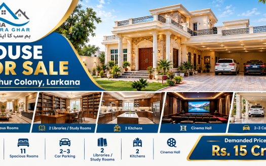 House for sale in Luhur Colony Larkana